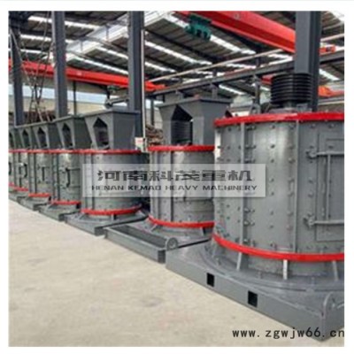 科茂重机时产100-300吨复合板锤式数控立轴制砂机 立轴式粉碎机 立轴移动青石制砂机 耐火材料破碎机