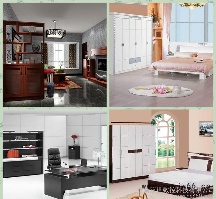 [汉世]HS-1224 1325直排换刀数控加工中心木工雕刻机6-12把刀具图2