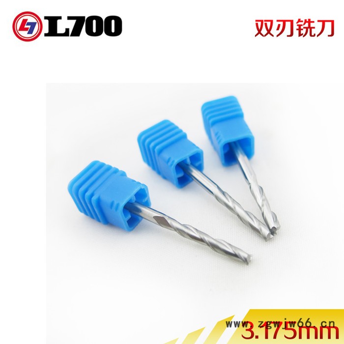 龙迪3.175螺旋铣刀电脑雕刻刀具密度板亚克力实木切割刀图3