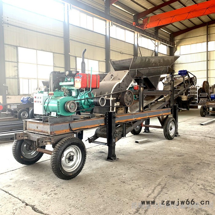 昆明大型移动式车载式破碎机 建筑垃圾煤矸石耐火材料石头制砂机 金马机械图2