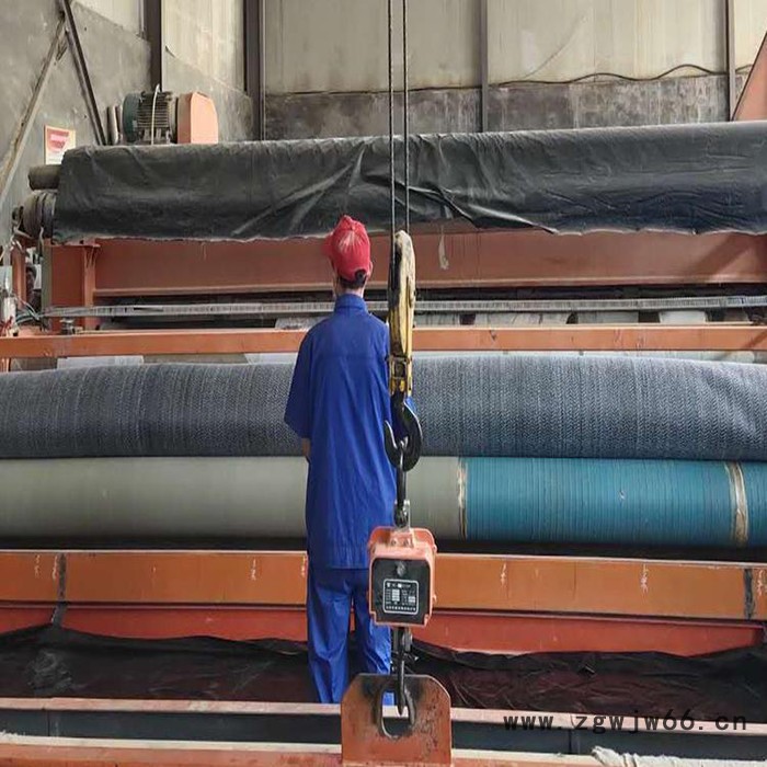 润泽 厂家供应膨润土防水毯 防水材料复合防水毯厂图5