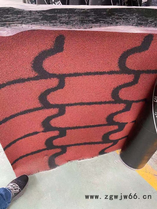 博文防水材料屋面 立体彩砂防水卷材 沥青防水材料 马赛克玻纤沥青瓦图6