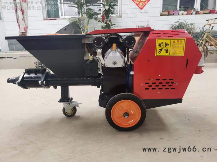 恒伟机械 供应防火防水材料喷涂机 小型砂浆腻子喷涂机 快速砂浆喷涂机图5