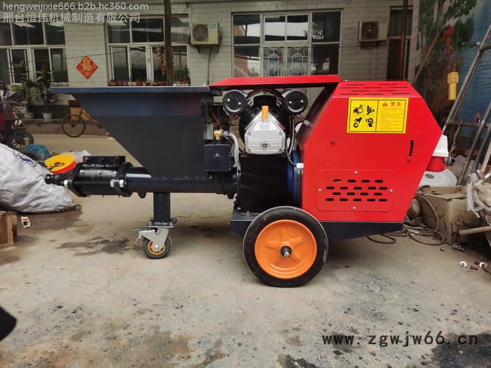恒伟机械 供应防火防水材料喷涂机 小型砂浆腻子喷涂机 快速砂浆喷涂机图6