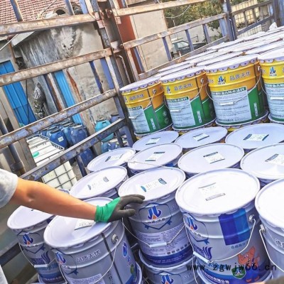 JS防水涂料 防水材料 聚氨酯防水涂料厂家 彩色屋顶补漏材料