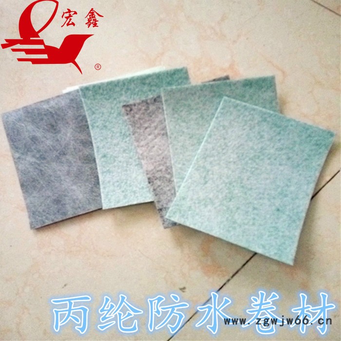 宏鑫牌产地直供 绿色环保型防水材料 聚乙烯丙纶涤纶高分子防水卷材 企标图5