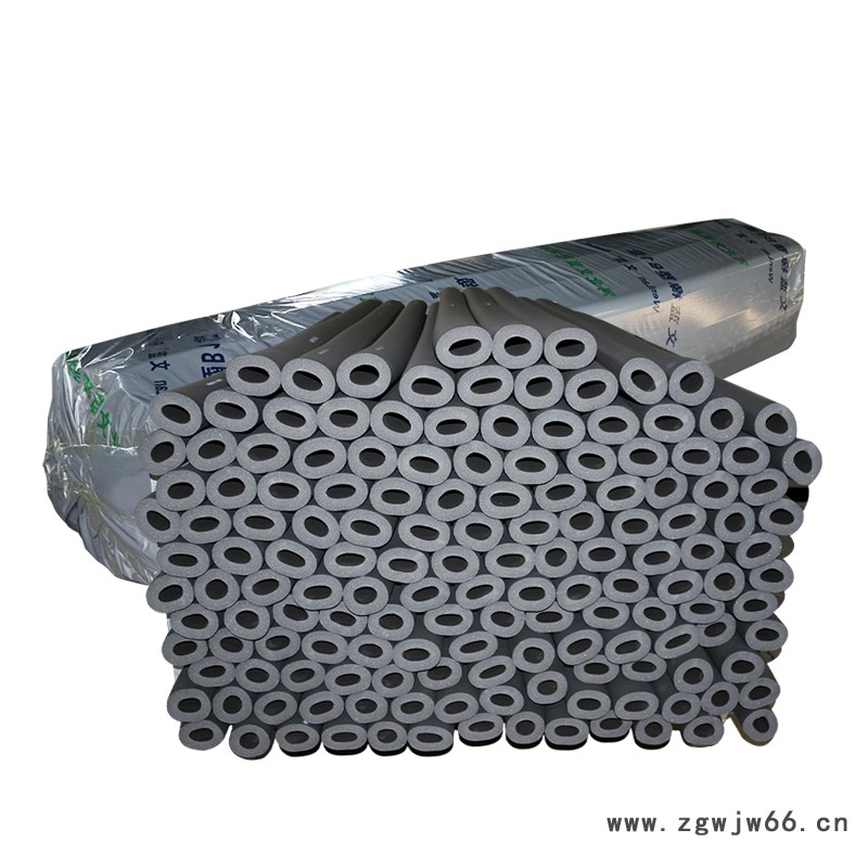 文蓝 厂家生产B1级橡塑海绵保温管隔热隔音橡塑管防水隔潮保温材料现货供应