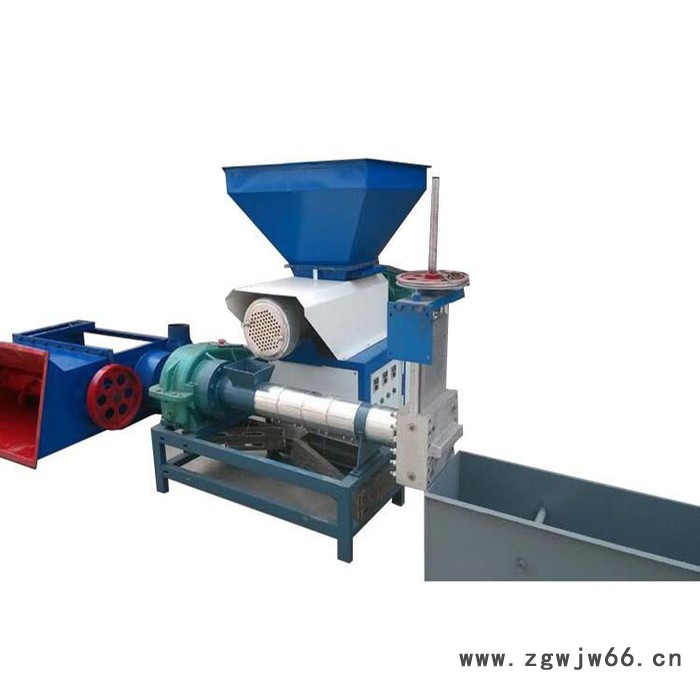富德泡沫热熔挤坨机泡沫保温材料粉碎化坨一体机泡沫融化造块机泡沫挤出化坨机节能泡沫冷压机图3