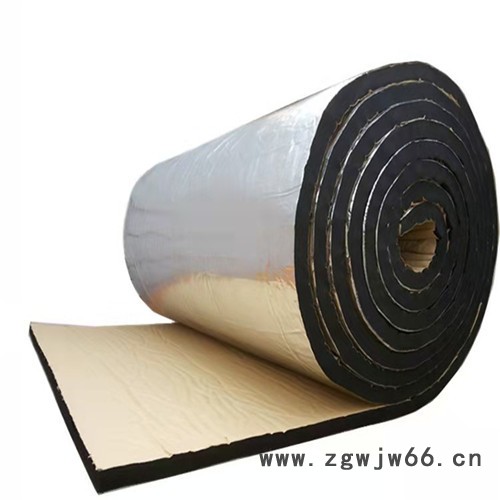 铝箔隔热棉自粘屋顶橡塑保温棉楼顶耐高温防火防晒隔热板保温材料图8
