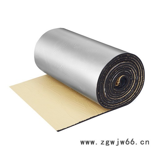 铝箔隔热棉自粘屋顶橡塑保温棉楼顶耐高温防火防晒隔热板保温材料图2
