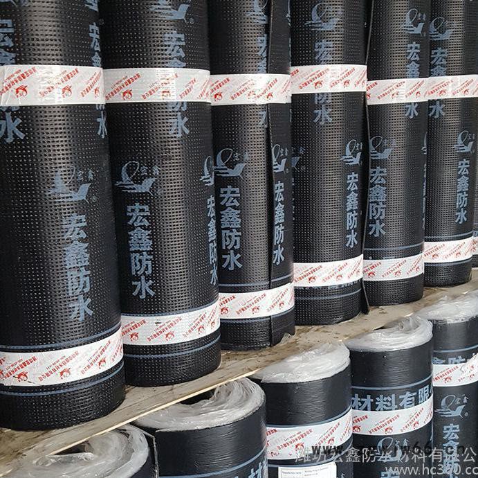 屋顶屋面用防水材料 片岩黄沙铝箔面sbs防水卷材 3mm聚酯SBS防水卷材图5