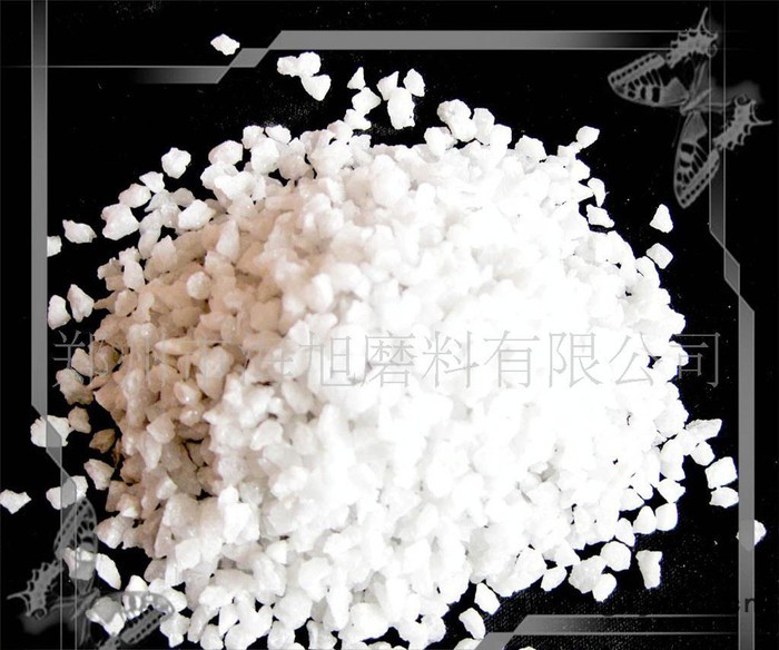 一级耐火材料用电熔白刚玉，白刚玉段砂5-3mm，耐火材料图2