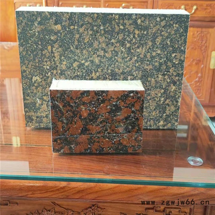 旭驰保温材料 加工定制岩棉真石漆装饰一体板 仿石漆保温板图5