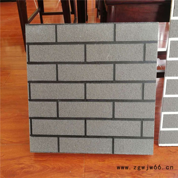 旭驰保温材料 加工定制岩棉真石漆装饰一体板 仿石漆保温板图4