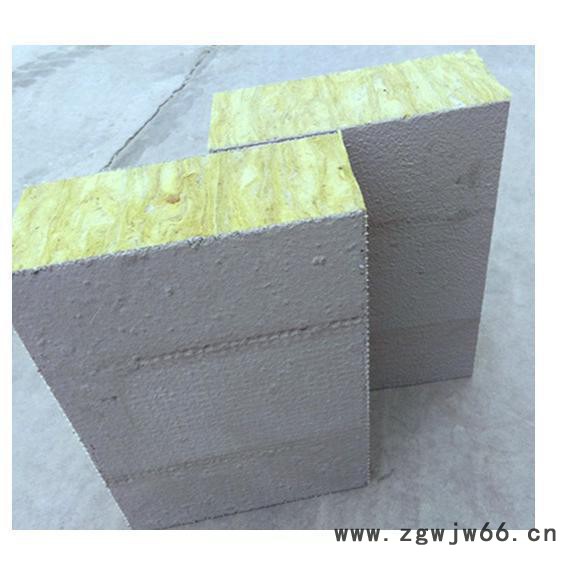 【昌泰】5公分120k彩钢夹心岩棉板建筑保温材料 保温材料岩棉 防水隔音插丝岩棉复合板 砂浆纸岩棉复合板 精选厂家图2