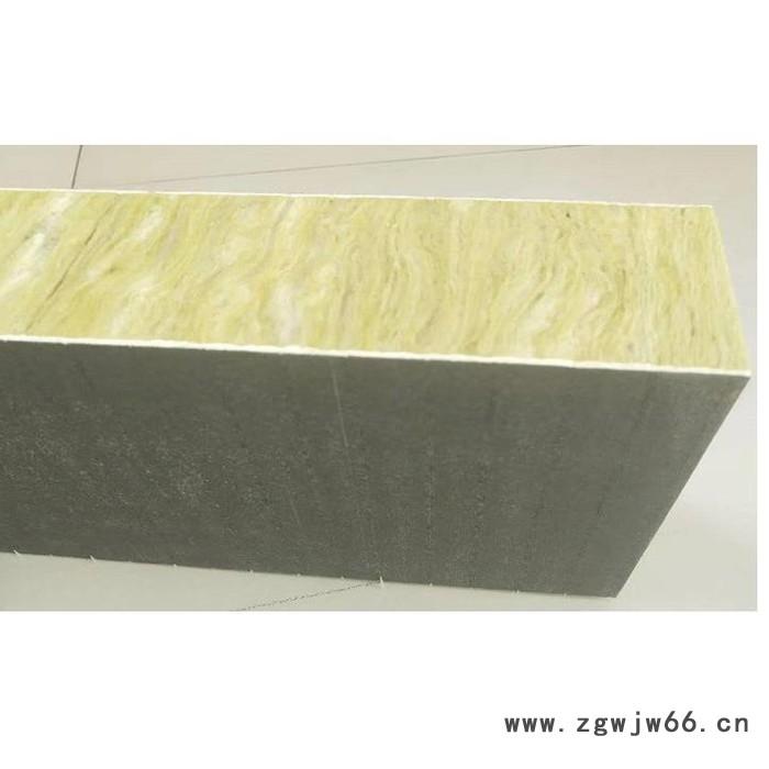 【昌泰】5公分120k彩钢夹心岩棉板建筑保温材料 保温材料岩棉 防水隔音插丝岩棉复合板 砂浆纸岩棉复合板 精选厂家图7