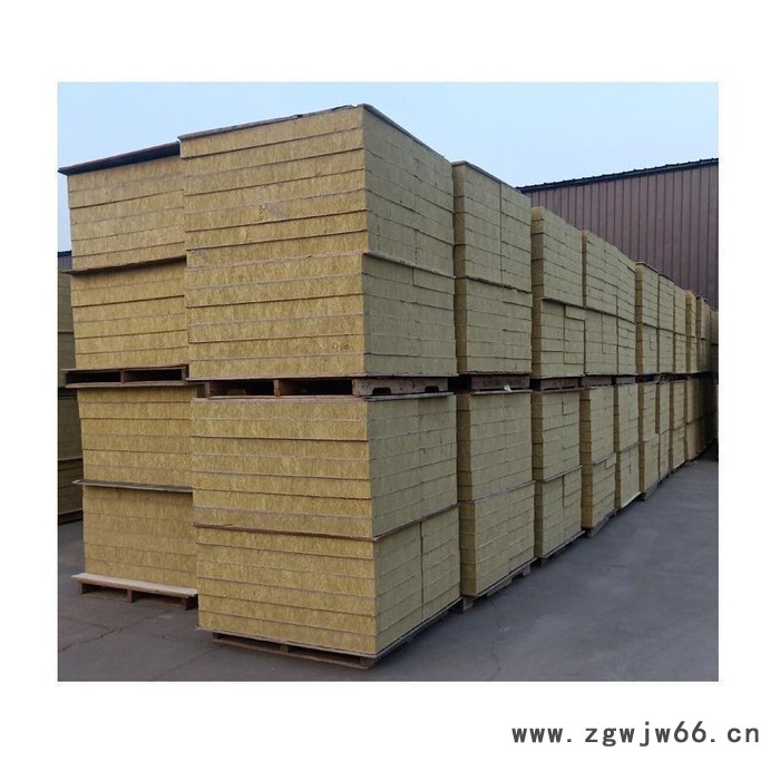 【昌泰】5公分120k彩钢夹心岩棉板建筑保温材料 保温材料岩棉 防水隔音插丝岩棉复合板 砂浆纸岩棉复合板 精选厂家图6