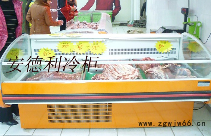 供应安德利O型熟食保鲜柜  进口保温材料，超厚保温层，更加节能环保图8