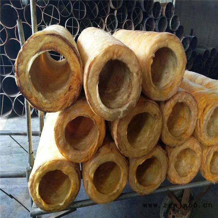 管道保温材料管道铝箔玻璃棉保温管防火离心玻璃纤维棉管图8