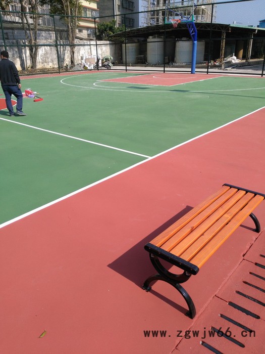 利达丙烯酸材料厂家，丙烯酸施工，丙烯酸篮球场，硬地丙烯酸 丙烯酸防水材料图5