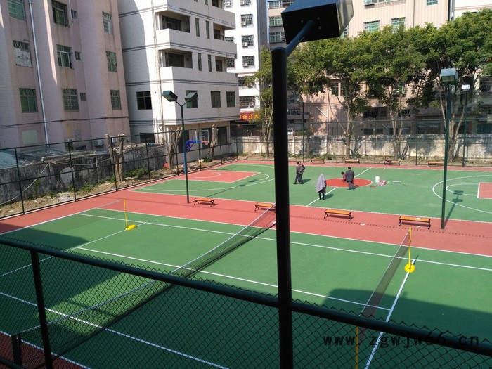 利达丙烯酸材料厂家，丙烯酸施工，丙烯酸篮球场，硬地丙烯酸 丙烯酸防水材料图7