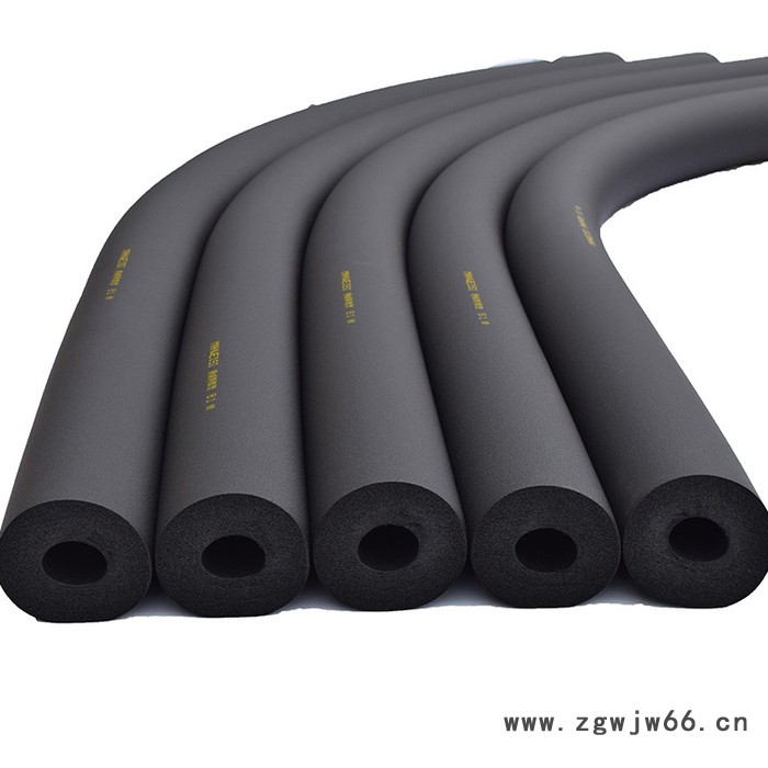 灏爽  阻燃黑色橡塑管  橡塑管道保温材料  橡塑管 厂家批发  价格优惠图3