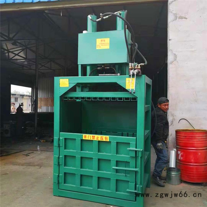 佳鑫机械 加厚耐磨型废品打块机 废塑料打块机 半自动保温材料打包机厂家图5