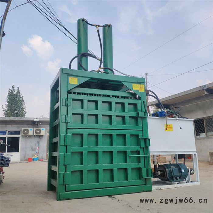 佳鑫机械 加厚耐磨型废品打块机 废塑料打块机 半自动保温材料打包机厂家图2