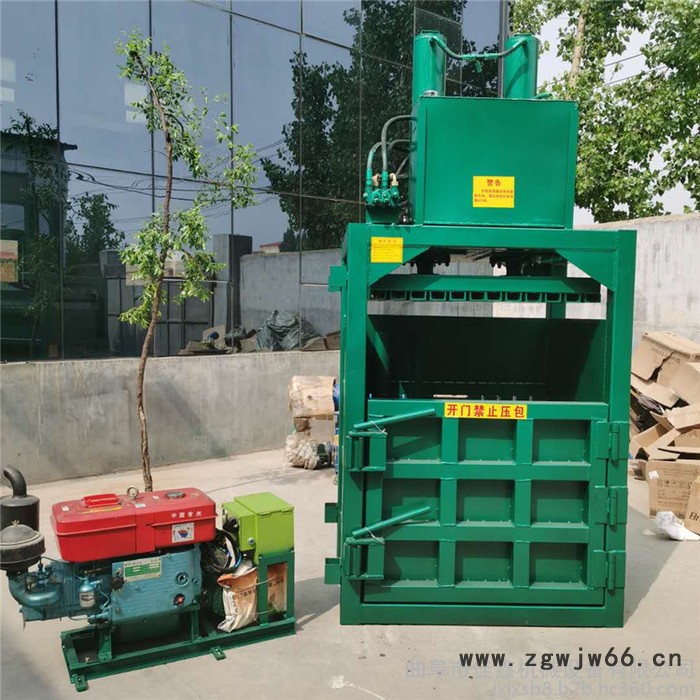 佳鑫机械 加厚耐磨型废品打块机 废塑料打块机 半自动保温材料打包机厂家图6