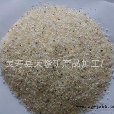 灵寿县天然石英沙 铸造磨料过滤用耐酸碱石英石 耐火材料