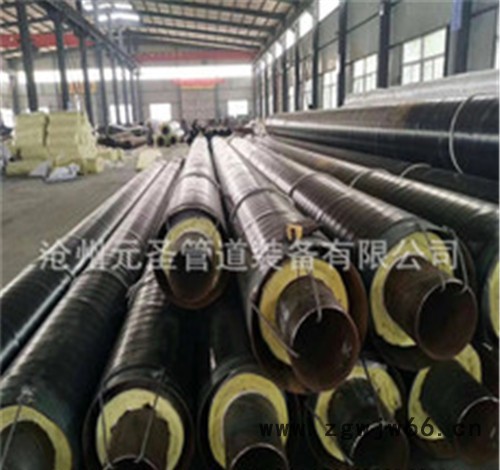 厂家供应地埋钢套钢蒸汽保温钢管 钢套钢蒸汽保温材料水管 预制保温钢管图2