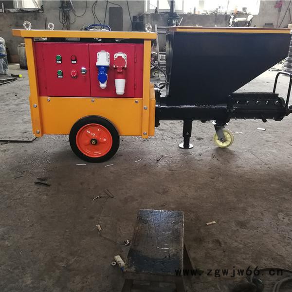 工地小型移动式砂浆喷涂机 全自动保温材料腻子快速喷涂机图5