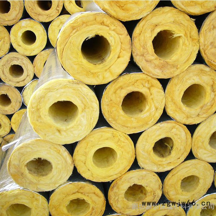 上海玻璃棉管壳 管道保温材料离心玻璃棉管 复合铝箔玻璃棉管图2