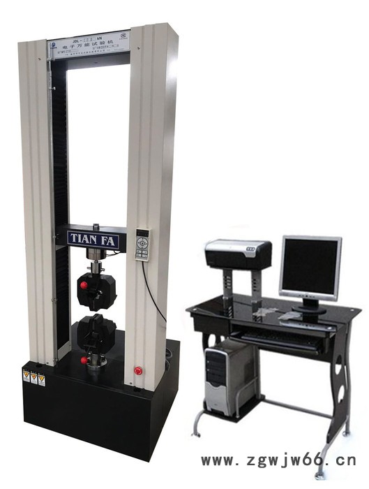 扬州天发供应JDL-100kN电子拉力试验机 拉力机 材料试验机，防水材料试验机 计算机控制电子万能试验机图2