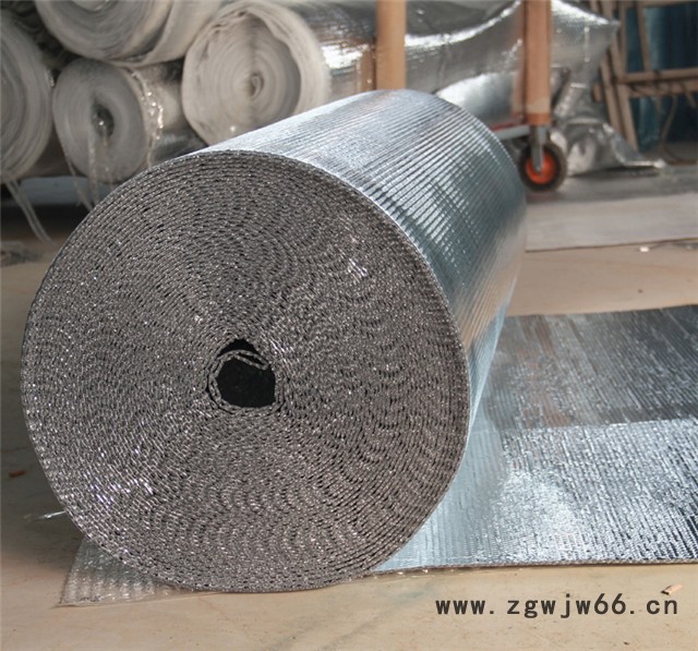 包装用防震防水材料镀铝膜复合气泡膜 屋顶厂房防晒用膜铝箔气泡图2