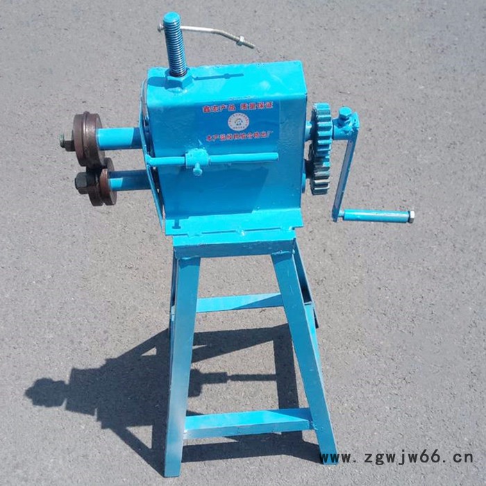 供应手动起线机 保温材料，通风钣金咬口机 压箍机手摇方便有货图5