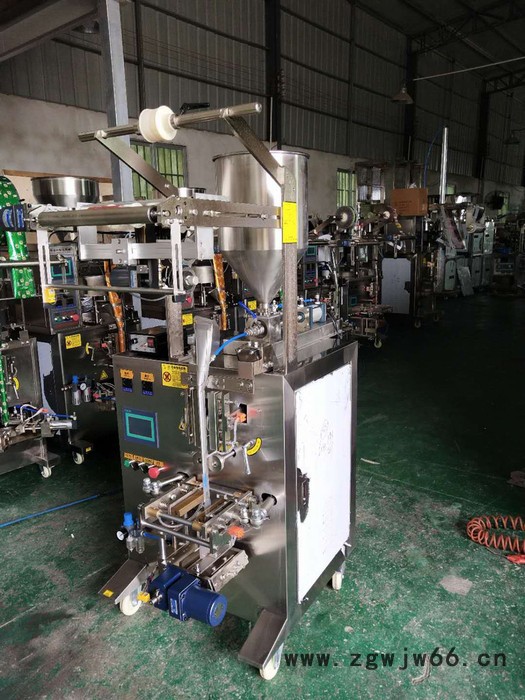 全自动防水材料包装机 化妆品液体包装机 料酒小袋包装机 调料酱包装机 膏体蜂蜜三边封立式包装机图3