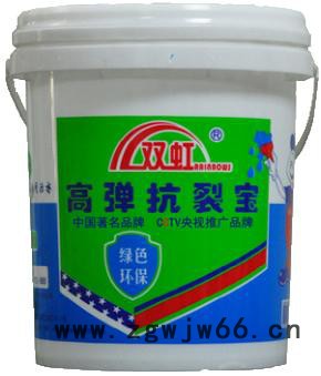 供应美国双虹防水材料 防水涂料 补漏常用 高弹抗裂宝 推出 补漏抗裂 CCTV品牌推荐 **品牌图2