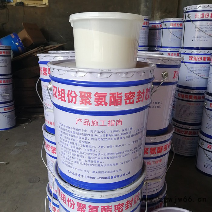 防水材料白色膏状聚硫密封胶 聚氨酯密封胶 双组份聚硫密封胶 25kg桶装图2