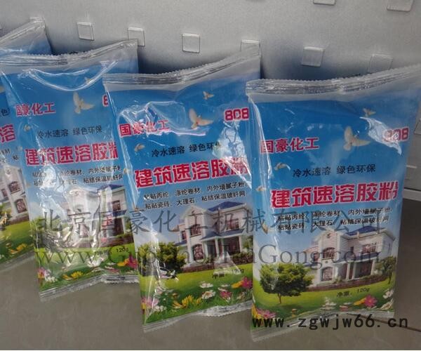 国豪 外墙保温材料  808胶粉 丙纶胶粉 丙纶防水粘合剂图2