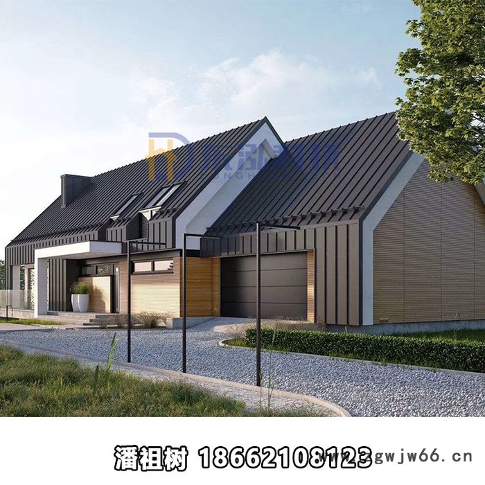 铝镁锰屋面板0.8mm厚25-430型铝瓦 扬州民宿铝镁锰金属屋面板屋面防水材料图2