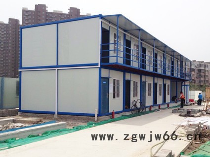 北京法利莱集装箱租赁彩钢岩棉阻燃保温材料集装箱住人办公用18平规格6元每天图5