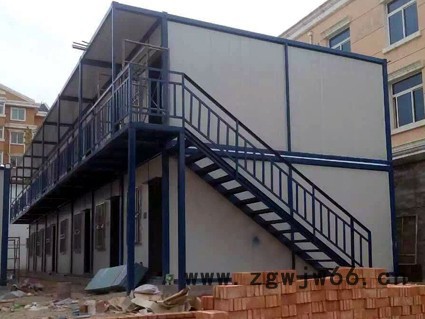 北京法利莱集装箱租赁彩钢岩棉阻燃保温材料集装箱住人办公用18平规格6元每天图2