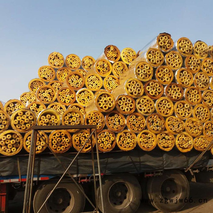 廊坊旭航保温材料有限公司生产销售DN32至DN1020各种管径型号玻璃棉保温管.复合玻璃棉管.玻璃棉管壳图7