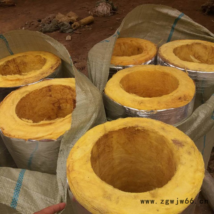 廊坊旭航保温材料有限公司生产销售DN32至DN1020各种管径型号玻璃棉保温管.复合玻璃棉管.玻璃棉管壳图2