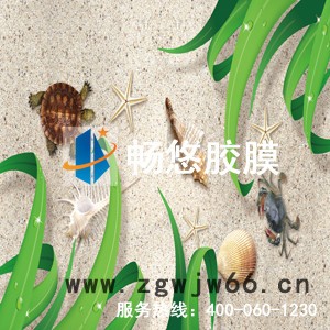 供应防水装饰材料泳池贴膜景观池膜防水材料温泉胶膜生产防水材料图2