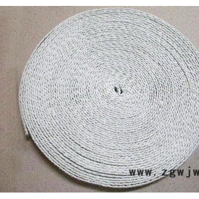 直销陶瓷纤维带 阻燃陶瓷纤维绳 耐火材料 保温隔热材料规格定制