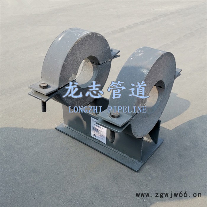 锅炉管道专用蛭石隔热管托高温软质保温材料玻璃毡棉垫325蒸汽管支架图2