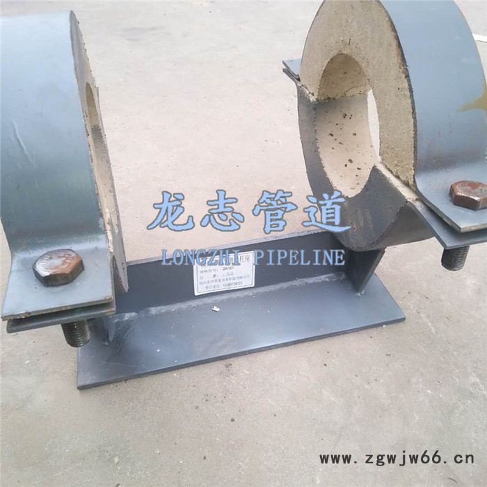 锅炉管道专用蛭石隔热管托高温软质保温材料玻璃毡棉垫325蒸汽管支架图3