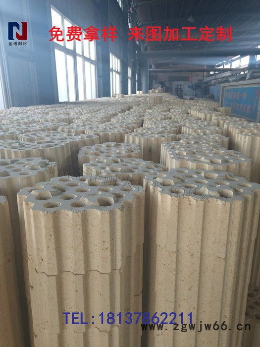 金诺耐材19孔高铝格子砖 专注耐火材料生产三十年产品涉及钢铁 水泥 玻璃 化工等行业 一手货源 量大从优图2